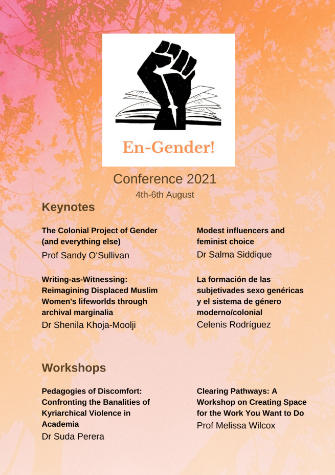 Keynotes And Workshops En Gender